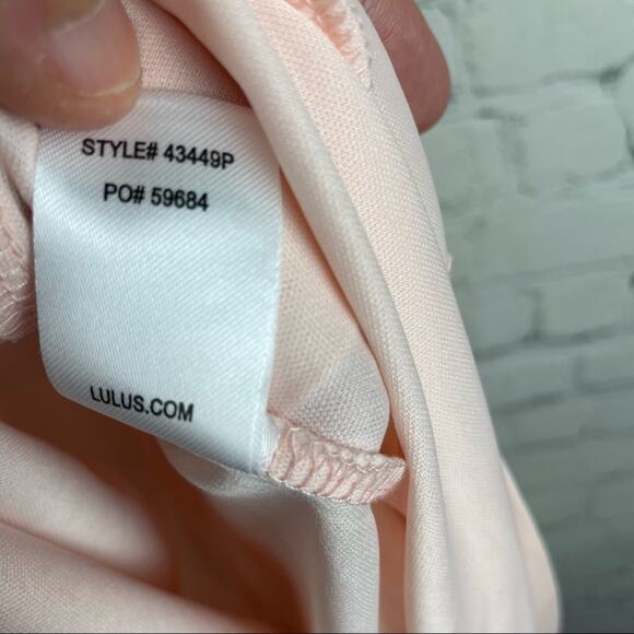 LULUS Garden Meandering Blush Floral Print Maxi Dress Size Small - Picture 7 of 9